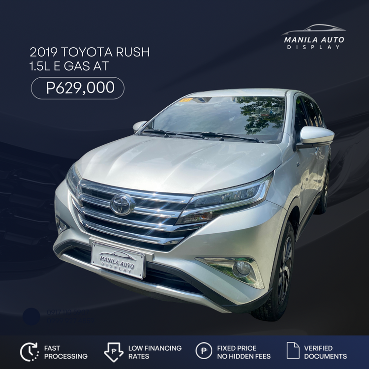 2019 TOYOTA RUSH 1.5L E GAS AUTOMATIC TRANSMISSION