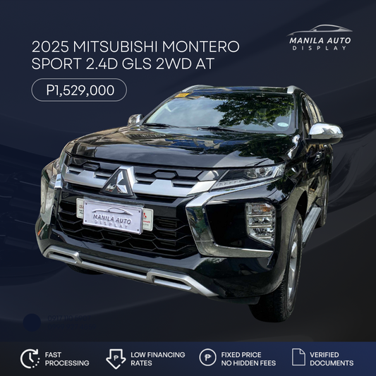 2025 MITSUBISHI MONTERO SPORT 2.4D GLS 2WD DIESEL AUTOMATIC TRANSMISSION