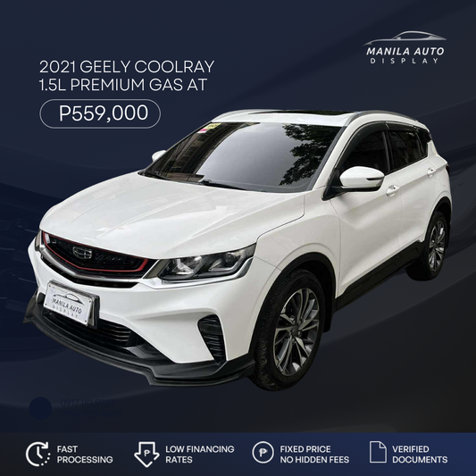 2021 GEELY COOLRAY 1.5L PREMIUM GAS AUTOMATIC TRANSMISSION