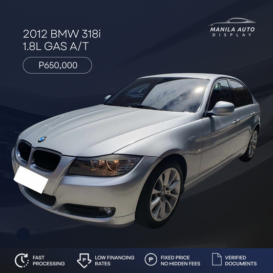 2012 BMW 318i 1.8L GAS AUTOMATIC TRANSMISSION (35T KMS ONLY!)