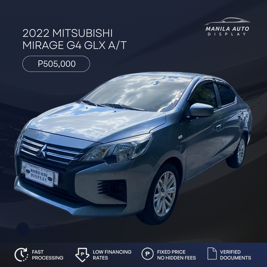 2022 MITSUBISHI MIRAGE G4 GLX 1.2L G CVT