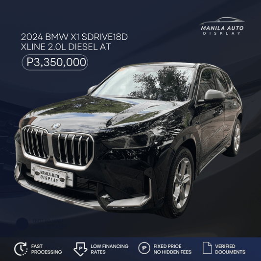 2024 BMW X1 SDRIVE18D XLINE 2.0L DIESEL AUTOMATIC TRANSMISSION (BRAND NEW) - Manila Auto Display