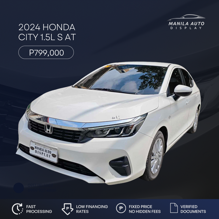 2024 HONDA CITY 1.5L S GAS AUTOMATIC TRANSMISSION HONDA