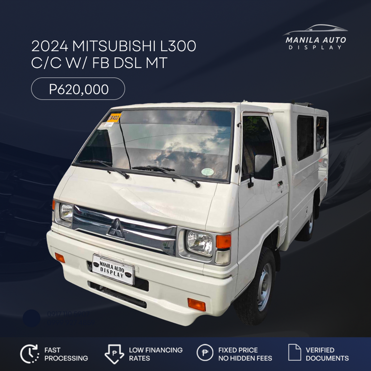 2024 MITSUBISHI L300 CC W/ FB BODY 2.2D MANUAL TRANSMISSION MITSUBISHI