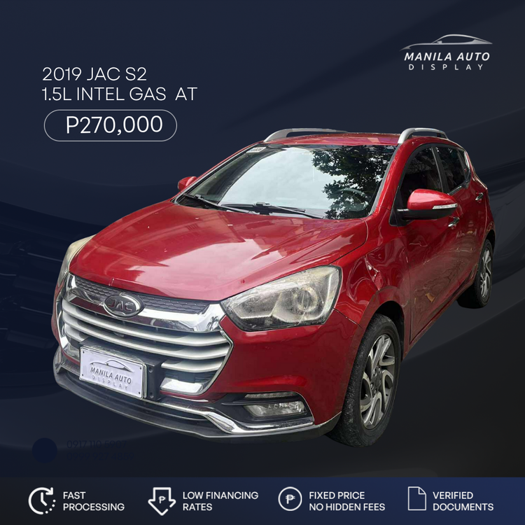 2019 JAC S2 1.5L INTEL GAS AUTOMATIC TRANSMISSION