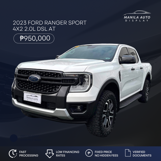 2023 FORD RANGER SPORT 4X2 2.0L DSL AUTOMATIC TRANSMISSION
