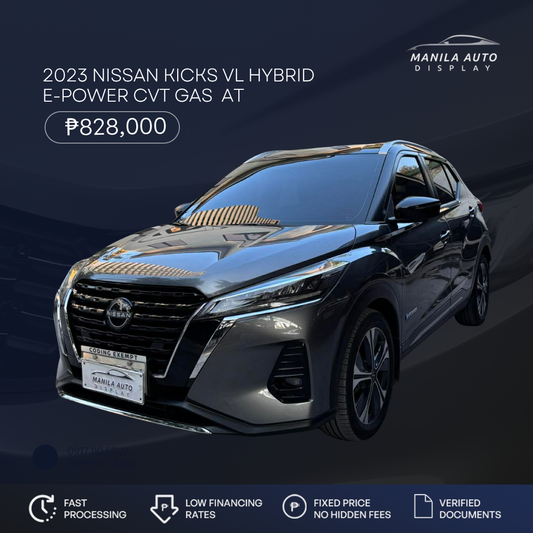 2023 NISSAN KICKS VL E-POWER CVT GAS HYBRID AUTOMATIC TRANSMISSION