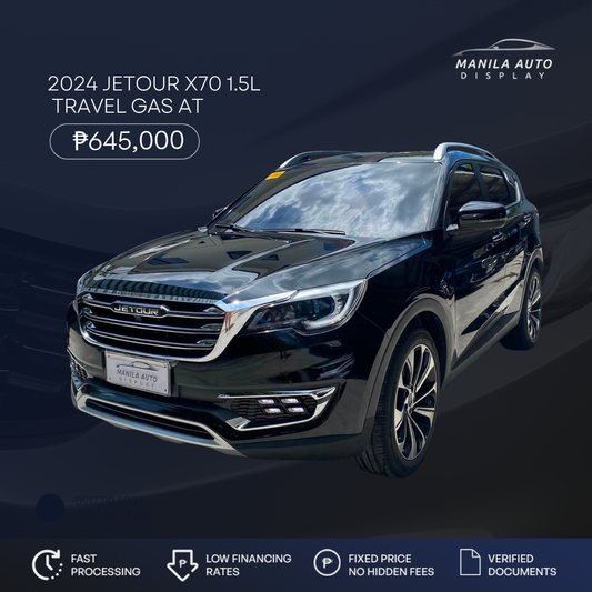 2024 JETOUR X70 1.5 TRAVEL GAS AUTOMATIC TRANSMISSION