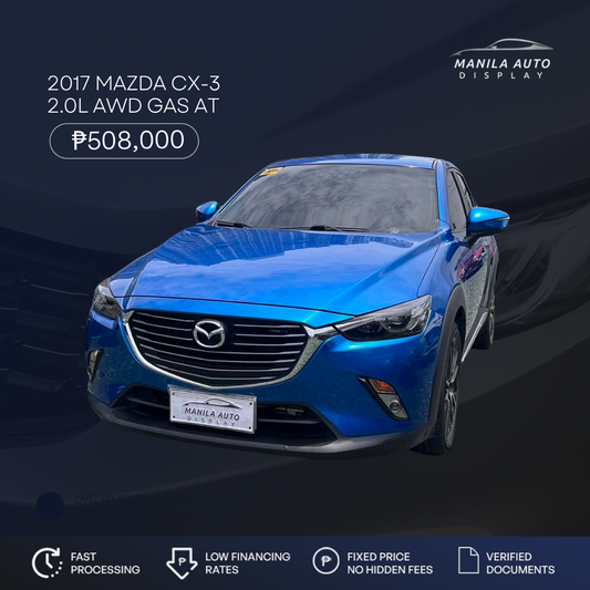 2017 MAZDA CX-3 2.0L AWD GAS AUTOMATIC TRANSMISSION