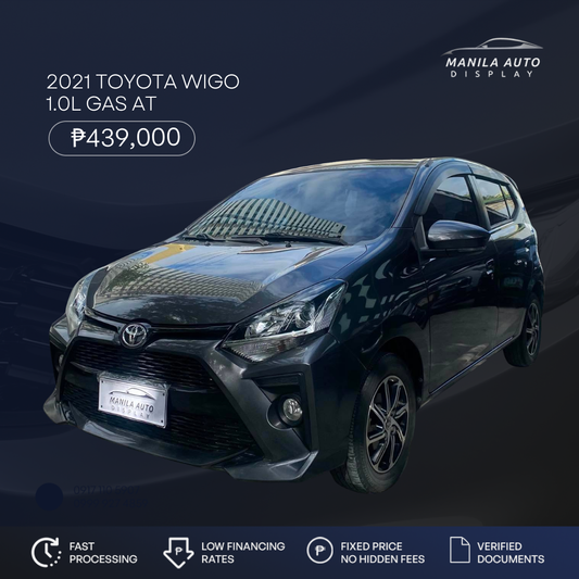 2021 TOYOTA WIGO 1.0L GAS AUTOMATIC TRANSMISSION