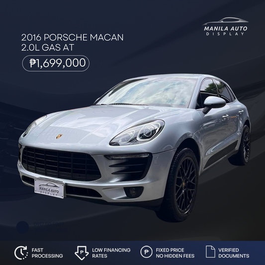 2016 PORSCHE MACAN 2.0L GAS AUTOMATIC TRANSMISSION