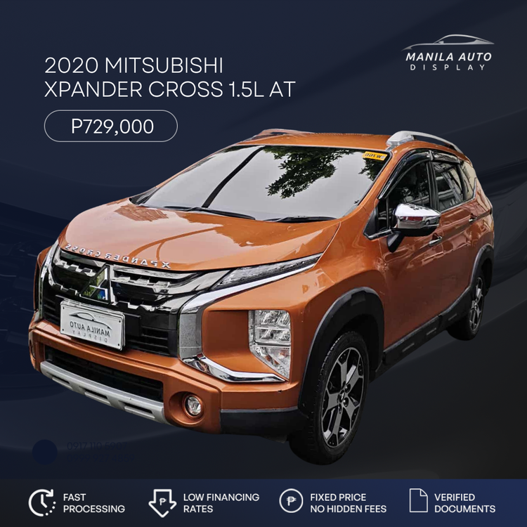 2020 MITSUBISHI XPANDER CROSS 1.5L GAS AUTOMATIC TRANSMISSION