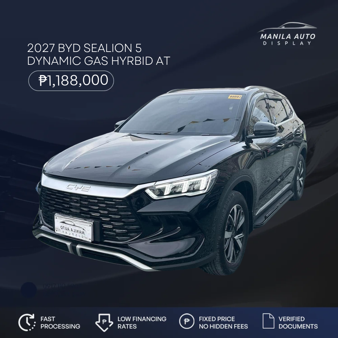 2027 BYD SEALION 5 DYNAMIC GAS HYRBID AUTOMATIC TRANSMISSION (490KMS)
