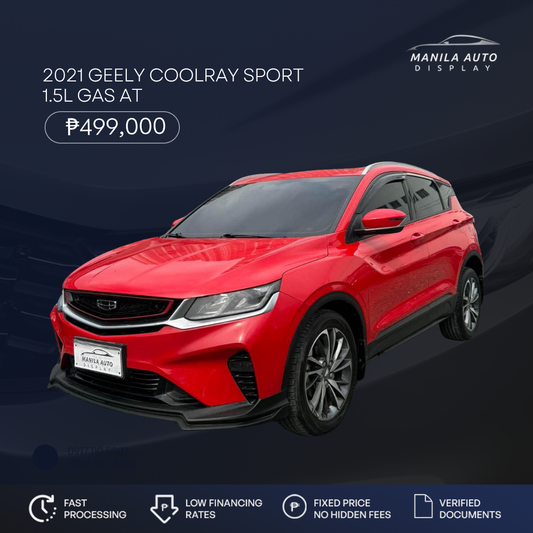 2021 GEELY COOLRAY SPORT 1.5L GAS AUTOMATIC TRANSMISSION