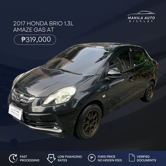 2017 HONDA BRIO 1.3L AMAZE GAS AUTOMATIC TRANSMISSION