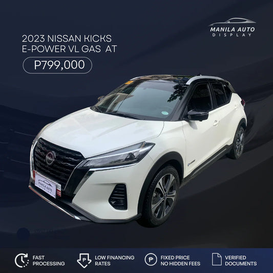 2023 NISSAN KICKS HYBRID E-POWER VL GAS AUTOMATIC TRANSMISSION