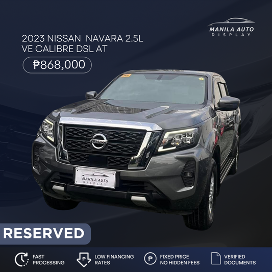 2023 NISSAN NAVARA 2.5L VE CALIBRE DSL AUTOMATIC TRANSMISSION