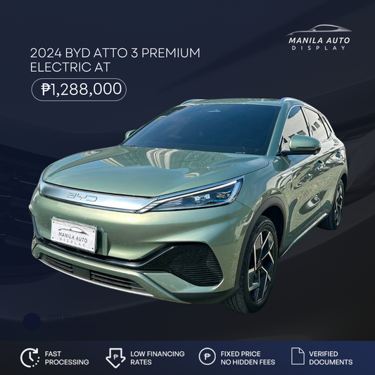 2024 BYD ATTO 3 PREMIUM ELECTRIC AUTOMATIC TRANSMISSION