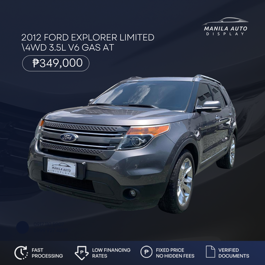2012 FORD EXPLORER LIMITED 4WD 3.5L V6 GAS AUTOMATIC TRANSMISSION
