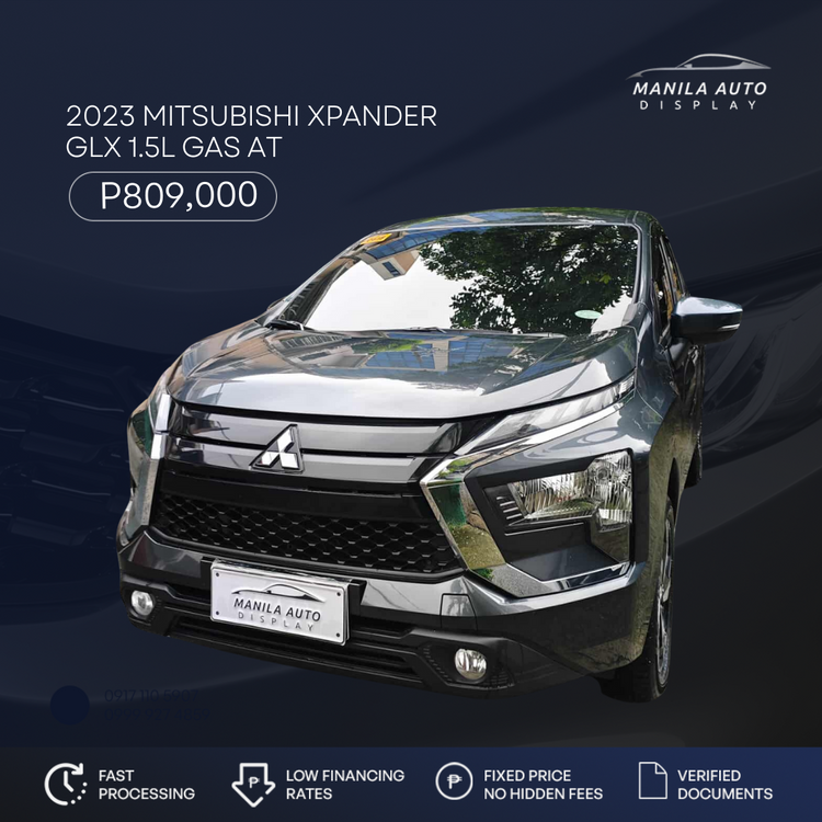 2023 MITSUBISHI XPANDER GLX 1.5LG 2WD GAS AUTOMATIC TRANSMISSION