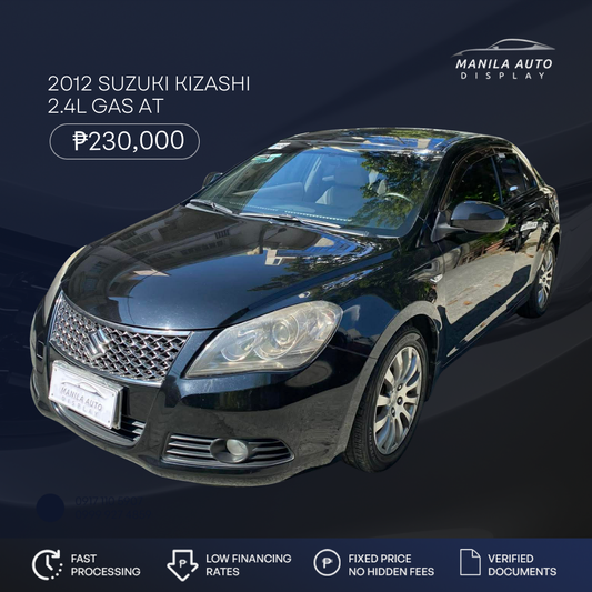 2012 SUZUKI KIZASHI GAS AUTOMATIC TRANSMISSION