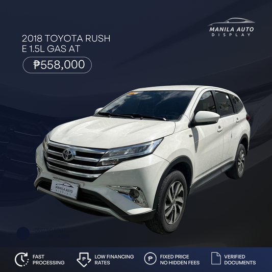 2018 TOYOTA RUSH E 1.5L GAS AUTOMATIC TRANSMISSION