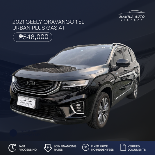 2021 GEELY OKAVANGO 1.5L URBAN PLUS GAS AUTOMATIC TRANSMISSION