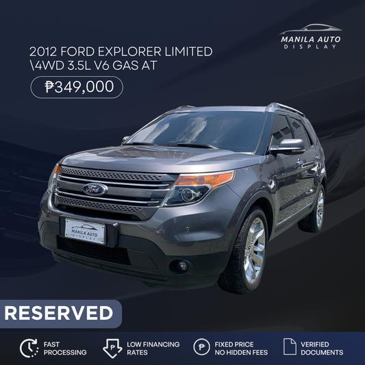 2012 FORD EXPLORER LIMITED 4WD 3.5L V6 GAS AUTOMATIC TRANSMISSION