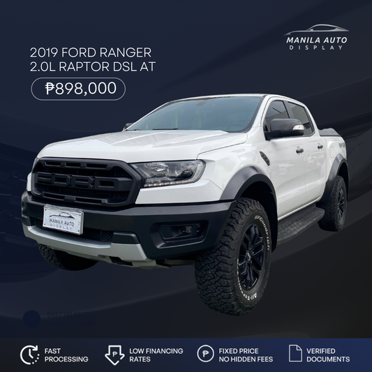 2019 FORD RANGER 2.0L RAPTOR DSL AUTOMATIC TRANSMISSION