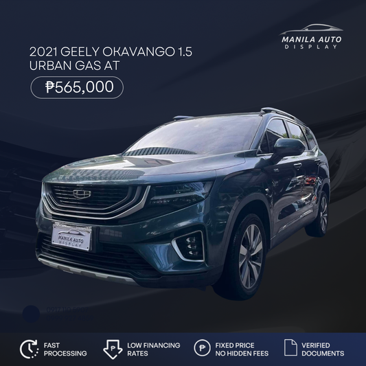2021 GEELY OKAVANGO 1.5 URBAN GAS AUTOMATIC TRANSMISSION