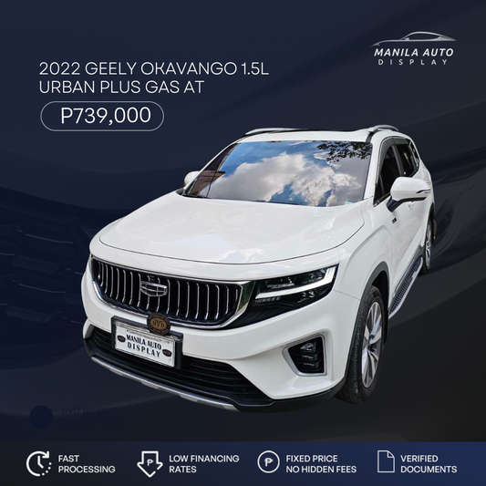 2022 GEELY OKAVANGO 1.5L URBAN PLUS GAS AUTOMATIC TRANSMISSION