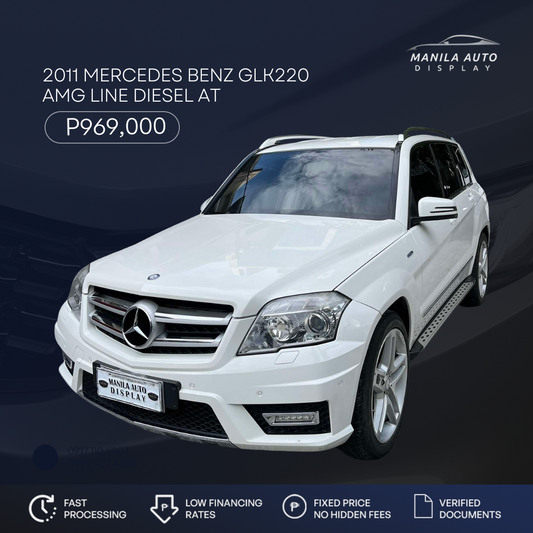2011 MERCEDES BENZ GLK220 AMG LINE DIESEL AUTOMATIC TRANSMISSSION