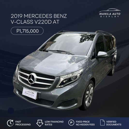 2019 MERCEDES-BENZ V220D DIESEL AUTOMATIC TRANSMISSION