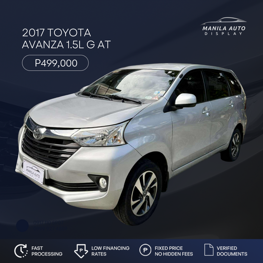 2017 TOYOTA AVANZA 1.5 G AUTOMATIC TRANSMISSION