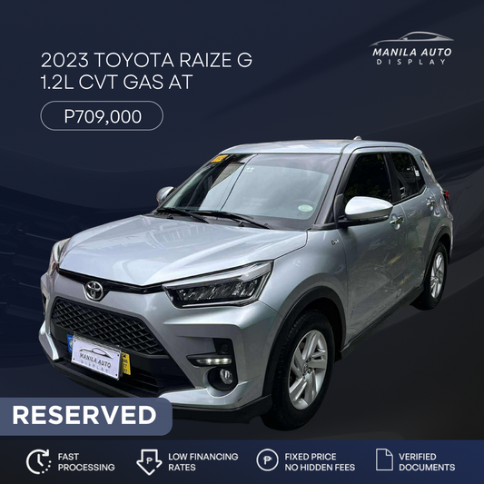 2023 TOYOTA RAIZE G 1.2L CVT GAS AUTOMATIC TRANSMISSION