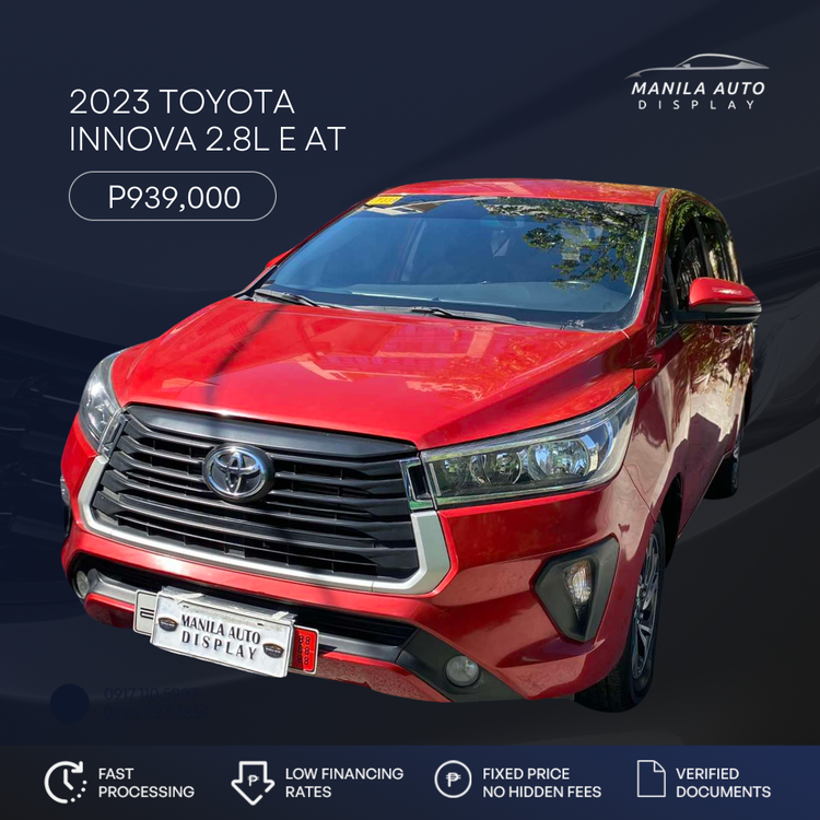 2023 TOYOTA INNOVA 2.8L E DSL AUTOMATIC TRANSMISSION
