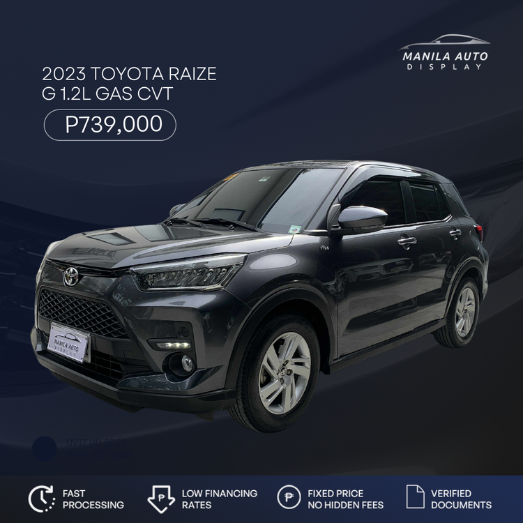 2023 TOYOTA RAIZE G 1.2L CVT GAS AUTOMATIC TRANSMISSION
