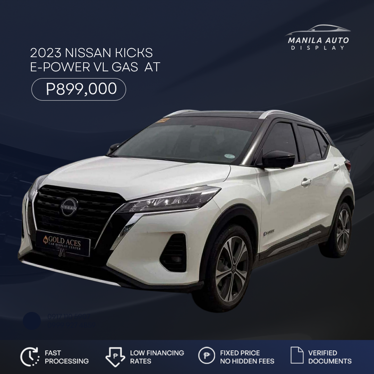 2023 NISSAN KICKS E-POWER VE GAS AUTOMATIC TRANSMISSION