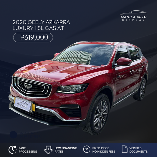 2020 GEELY AZKARRA LUXURY GAS AUTOMATIC TRANSMISSION