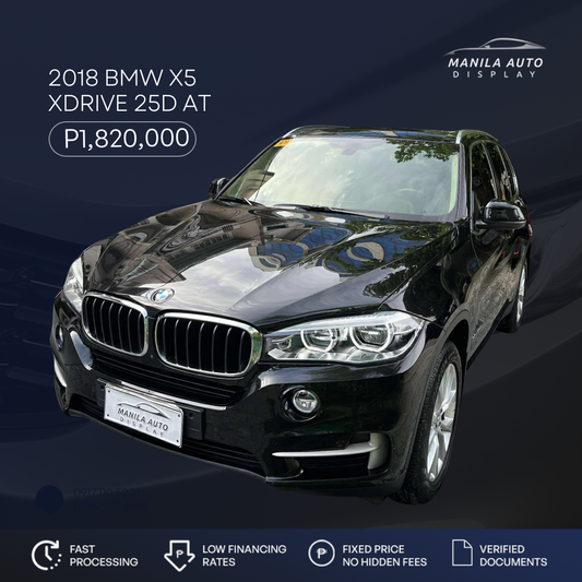 2018 BMW X5 XDRIVE 25D AUTOMATIC TRANSMISSION
