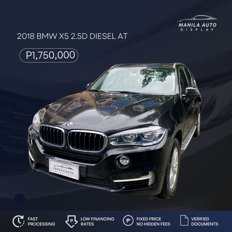 2018 BMW X5 2.5D DIESEL AUTOMATIC TRANSMISSION