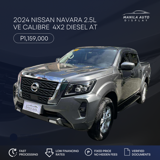 2024 NISSAN NAVARA 2.5L VE CALIBRE 4X2 DIESEL AUTOMATIC TRANSMISSION