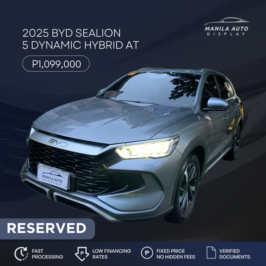 2025 BYD SEALION 5 DYNAMIC HYBRID AUTOMATIC TRANSMISSION