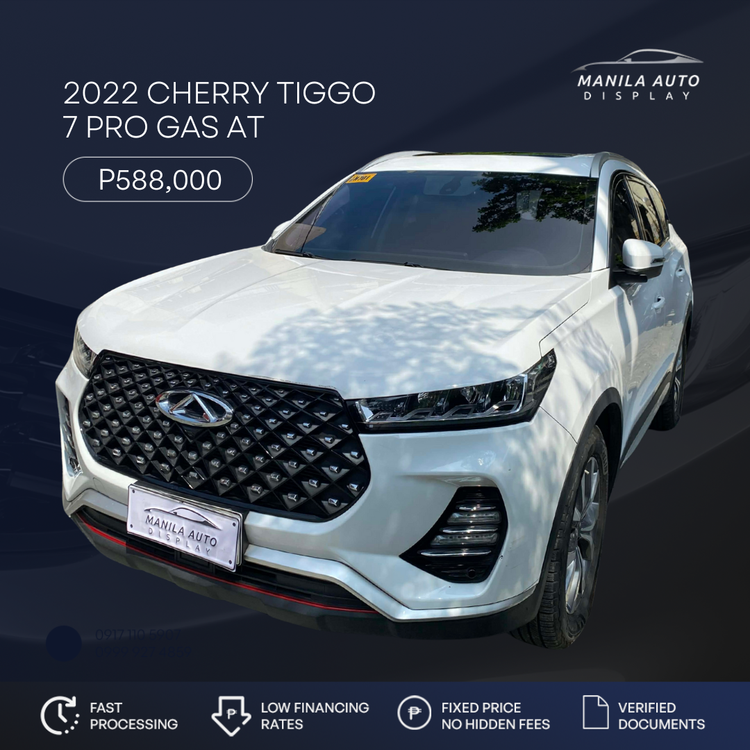 2022 CHERRY TIGGO 7 PRO GAS AUTOMATIC TRANSMISSION