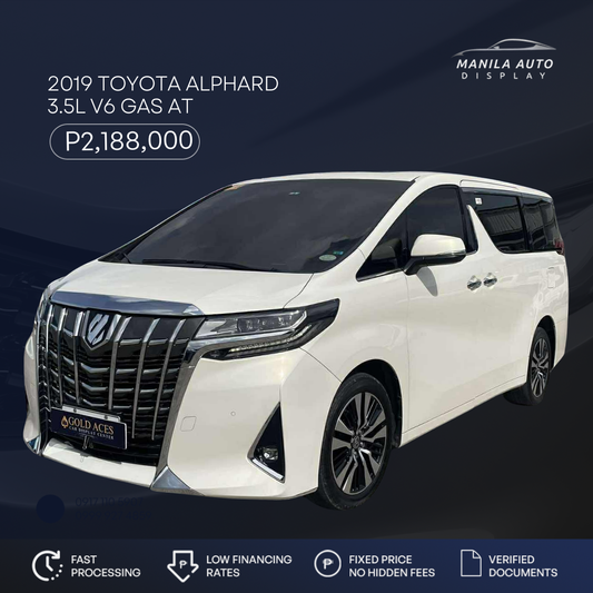2019 TOYOTA ALPHARD 3.5L V6 AUTOMATIC TRANSMISSION (17T KMS ONLY!)