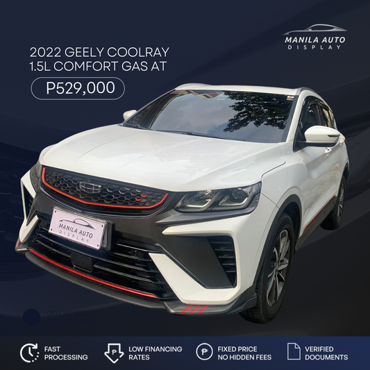 2022 GEELY COMFORT 1.5L SPORT GAS AUTOMATIC TRANSMISSION