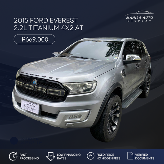 2015 FORD EVEREST 2.2L TITANIUM 4X2 DIESEL AUTOMATIC TRANSMISSION