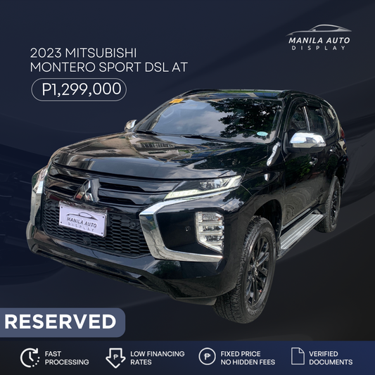 2023 MITSUBISHI MONTERO SPORT BLACK SERIES DIESEL AUTOMATIC TRANSMISSION