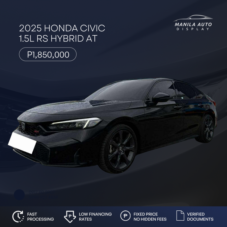 2025 HONDA CIVIC RS HYBRID AUTOMATIC TRANSMISSION