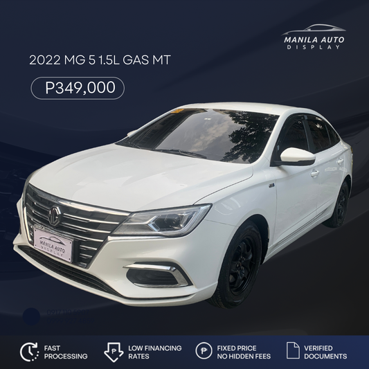 2022 MG5 GAS MANUAL TRANSMISSION